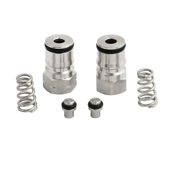 304 stainless Ball Lock Keg Posts set Cornelius Type keg Ball Lock Post & Poppet Female Thread Gas and Liquid 19/32"-18 Thread Corny Keg Adapter Kit