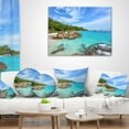 thumbnail image 4 of Designart Summer Sea in Thailand - Landscape Photography Throw Pillow - 16x16, 4 of 5