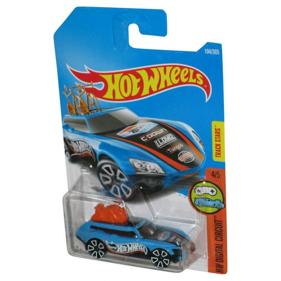 Hot Wheels HW Digital Circuit 4/5 (2015) Blue Tour De Fast Car 194/365