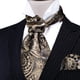 thumbnail image 4 of Set de Ascot y Pañuelo Barry.Wang Champagne Gris de Seda 126 cm, 4 of 7