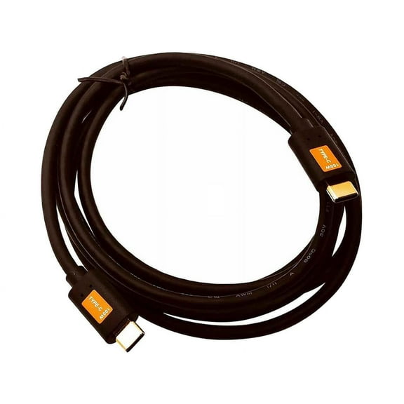 Nippon Labs 20USBCGEN2-3MM-G 3ft USB Type C 3.1 (G2) Male to USB-C Male Cable 10Gbps with Built-in E-Marker - Black