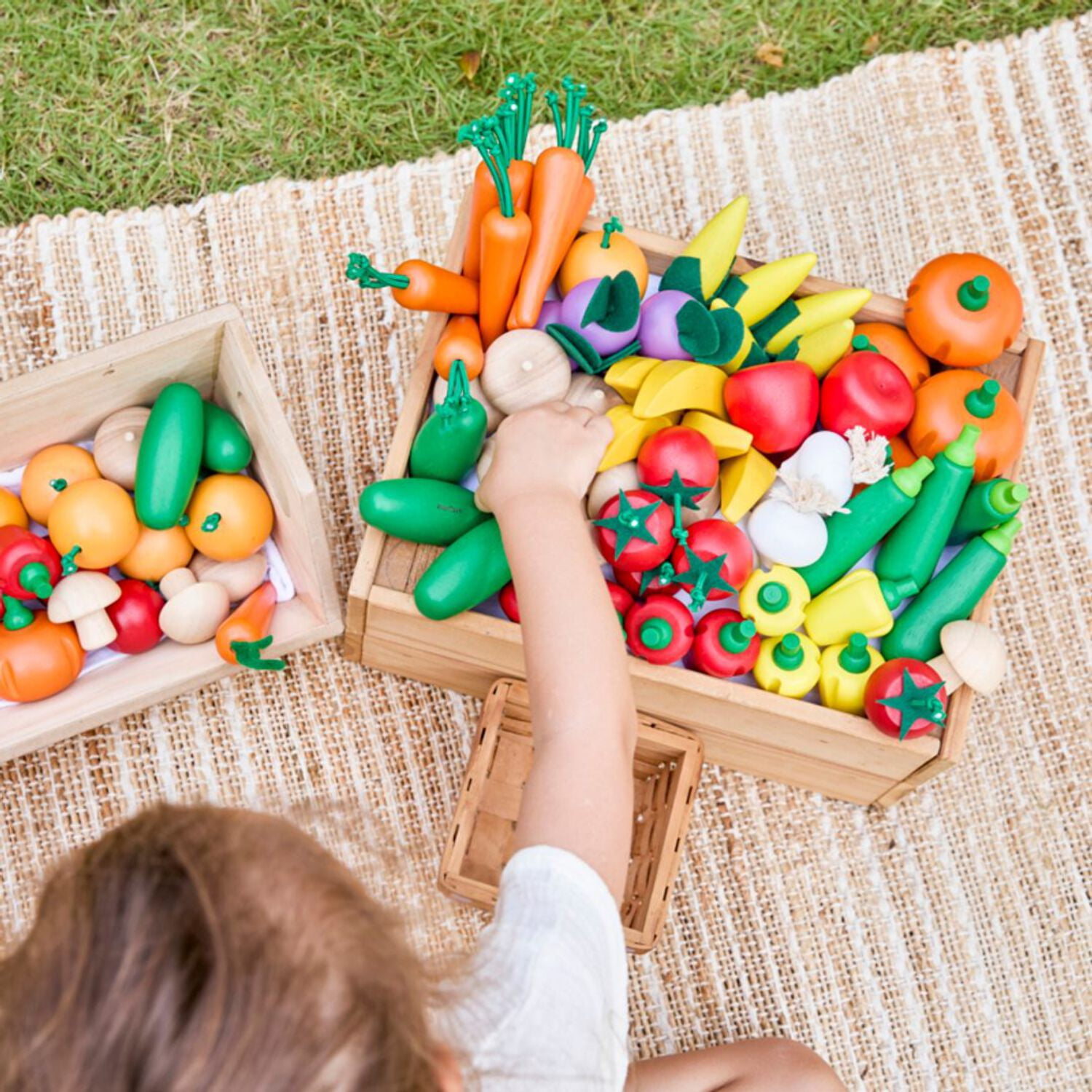PlanToys Fresh Produce Set B (Carrots, Zucchinis  Tomatoes)