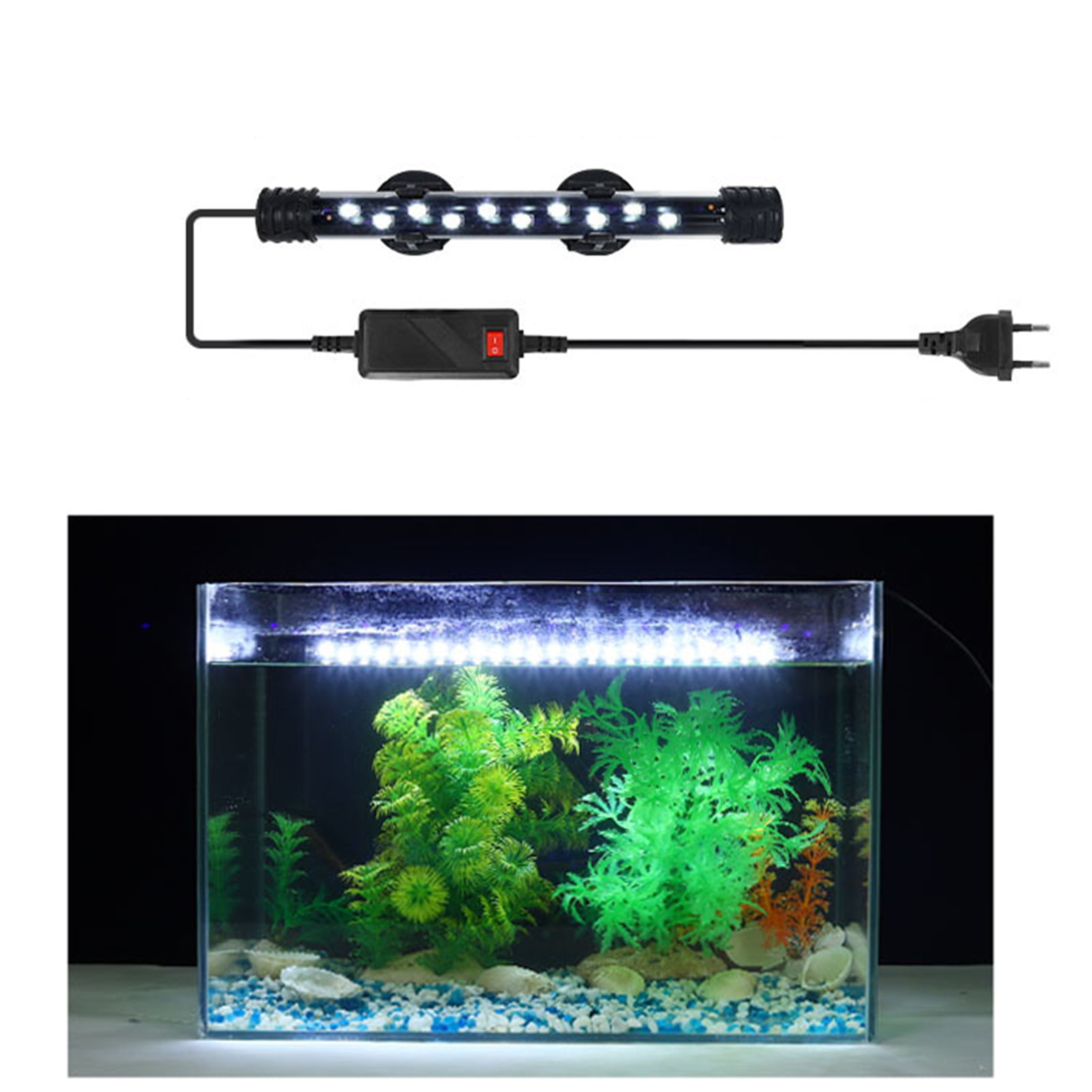 Aquarium Light Background Lighting Plants Grow Lamp for Table Aquarium Decor