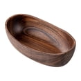 thumbnail image 4 of Bol de madera para masa, duradero, decoración del hogar, cocina, baño, multiusos, estilo rústico. Nogal negro S, 4 of 9