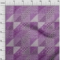 thumbnail image 3 of oneOone Velvet Purple Fabric Mix Block Pattern Quilting Supplies Print Sewing Fabric By The Yard 58 Inch Wide, 3 of 4