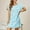 Sky Blue, variant on Women's Cotton Nightgown Nighties For Women Cotton Nightdress Sleep Tee Short Sleeves Print Nightshirt Soft Sleepwear, Women Nightgowns & Sleepshirts XL