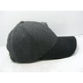 thumbnail image 2 of Decky 236 6 Panel Low Profile Structured Melton Cap-Charcoal/Black, 2 of 3