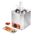 thumbnail image 1 of VEVOR Dispensador electrico de queso con bomba, calentador comercial de caramelo caliente de 2,3 cuartos, dispensador de bomba de plástico, calentador de salsa de queso Nacho ajustable, 1 of 9