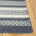 thumbnail image 6 of Safavieh  Handmade Flatweave Dhurries Shirleen Modern Wool Rug Dark Grey 4' x 6' 4' x 6' Indoor,Handmade Living Room Rectangle, 6 of 11