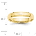 thumbnail image 2 of Primal Gold 10 Karat Yellow Gold 4mm Beveled Edge Comfort Fit Band Size 9.5, 2 of 6