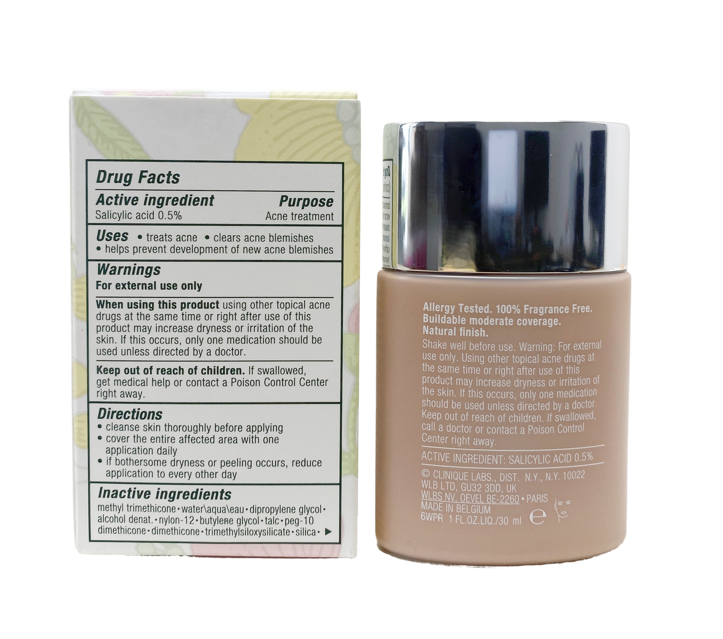 Clinique Acne Solutions Liquid Makeup - CN58 Honey (1 Fl Oz)