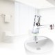 thumbnail image 3 of Grifo para lavabo de baño con temporizador de ahorro de agua y cierre automático cromado para cocina pública, grifo para lavabo con rosca hembra G1/2, 3 of 15