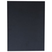 Angle View: 2PK Universal Casebound Hardcover Notebook, 10 1/4 x 7 5/8, Black Linen