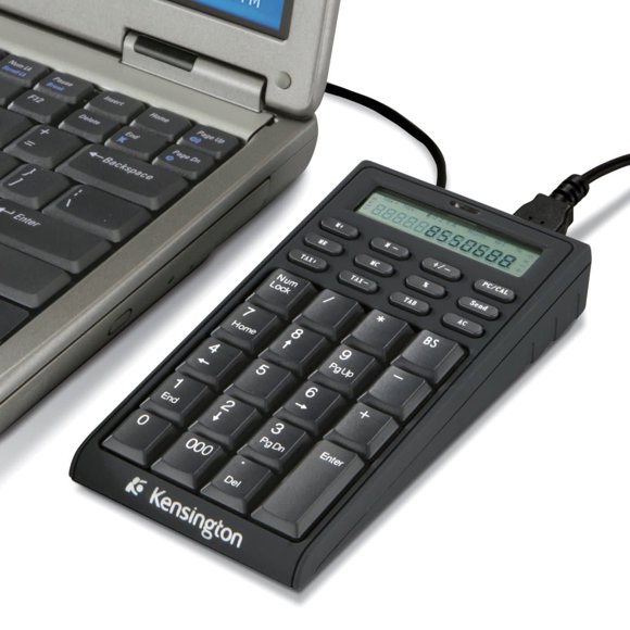Pavé numérique/calculatrice USB de Kensington pour ordinateur portable