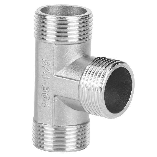 Ccdes T‑Shape Tee connector Pipe Fittings 3/4 Male Thread to