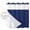 Navy Blue, variant on No Hook Khaki Solid Color Shower Curtain with Snap in Liner Set, Aesthetics Contemporary Luxury Waterproof Fabric Bathroom Curtains with See Through Top Window, Hotel Style Extra Long 72 x 96 Inch