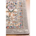 thumbnail image 5 of MDA Home Colores 5'x8' Medallion Transitional Fabric Area Rug in Gray/Multi, 5 of 7