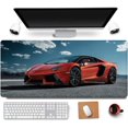 thumbnail image 1 of .x BAT Shadow Rubber Stitched Edges Extended Large Gaming Mouse Pad Office Keyboard Mouse Mat, 1 of 7