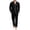 Black, variant on Iaqnaocc Pajama Set for Men Cozy Soft Casual 2 Piece Set Long Sleeve Top and Pants Lightweight Loungewear Black S