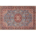 thumbnail image 1 of Ahgly Company Machine Washable Indoor Rectangle Traditional Brown Red Area Rugs, 3' x 5', 1 of 7