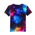 thumbnail image 4 of Amidoa Crewneck Girls Short Sleeve Printed Summer Graphic Cute Tops Kids Casual Tees Multicolor,9-10Years, 4 of 5