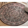 thumbnail image 2 of Luciana Black Elegance Round Rug, 2 of 4