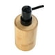 thumbnail image 4 of Dispensador de jabón de manos, botella de loción, fácil de presionar, multiusos, compacto, de bambú, recargable, 240 ml, contenedor de loción, botella, 4 of 9