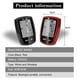 thumbnail image 3 of Computadora para bicicleta Velocímetro inalámbrico con cable Odómetro Impermeable LCD Luz de fondo C WEST BIKING Velocímetro de bicicleta, 3 of 7
