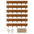 thumbnail image 1 of VEVOR Weather-Resistant Steel Landscape Edging 6 Packs 40x8 in Yard Edging Border, 1 of 9
