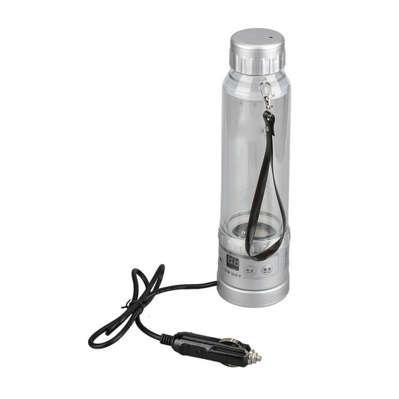 Hervidor transparente para coche, Hervidor eléctrico para coche, hervidor de agua con batería de 12V, caldera de agua para coche diseñada meticulosamente Jadeshay A