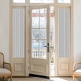 thumbnail image 2 of Black Striped Window Privacy Film, Black White Stripes Farmhouse Static Cling UV Sun Blocking Heat Control Window Tint Day and Night, Non-Adhesive Reusable One Way Windows Privacy Cover 17.7''x78.7'', 2 of 7