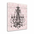 thumbnail image 2 of Tangletown Fine Art Pink Pattern Chandelier I By Piper Ballantyne,  Gallery Wrap Canvas 24 x 24, 2 of 2