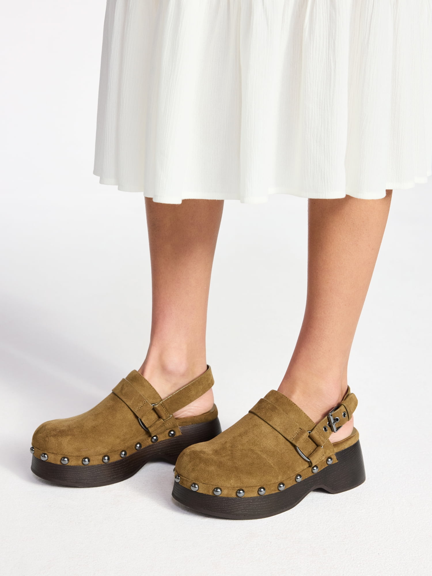 No Boundaries Women's Chunky Clogs