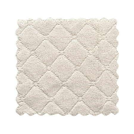 

Absorbent That Soak up Water Scouring Fleece Dish Pad Coral Cloth Dish-washing Cloth 5PCS Double-sided Hanging Two-color Towel Kitchen，Dining & Bar