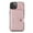 Pink, variant on Allytech 2 in 1 Detachable Wallet Case for iPhone 15, [Support Wireless Charging] [4 Card Slots & 2 Cash Pocket], Retro PU Leather Magnetic Closure Shockproof Anti-Drop Slim Case, Pink