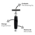 thumbnail image 3 of The Shaving Co Kit Crema Afeitar Lavanda Razor Negro Y Bowl amarillo 1, 3 of 10