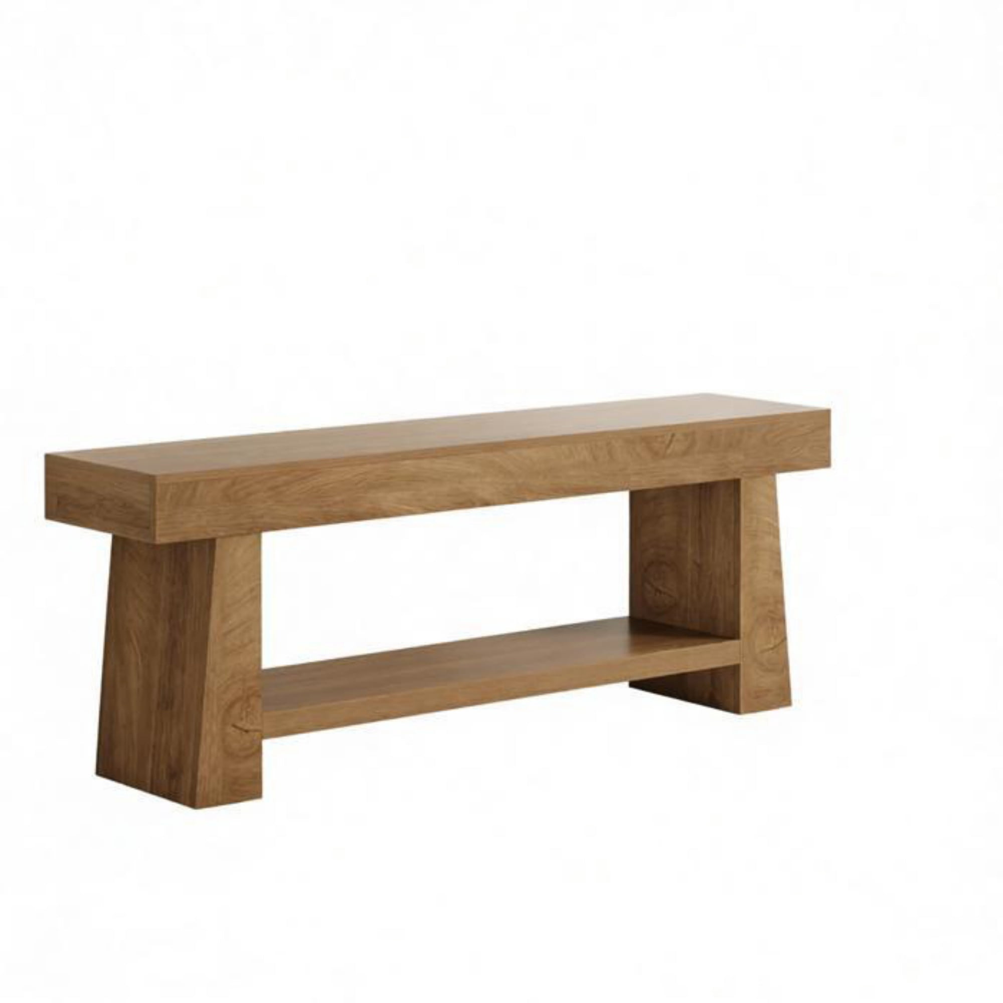 63 Inch Farmhouse TV Stand, Entertainment Center with 2 Tier Shelf for 55 to 75 Inch TVs