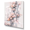 thumbnail image 2 of Designart "Modern Cherry Blossom Striped Design I" Cherry Canvas Wall Art, 2 of 7