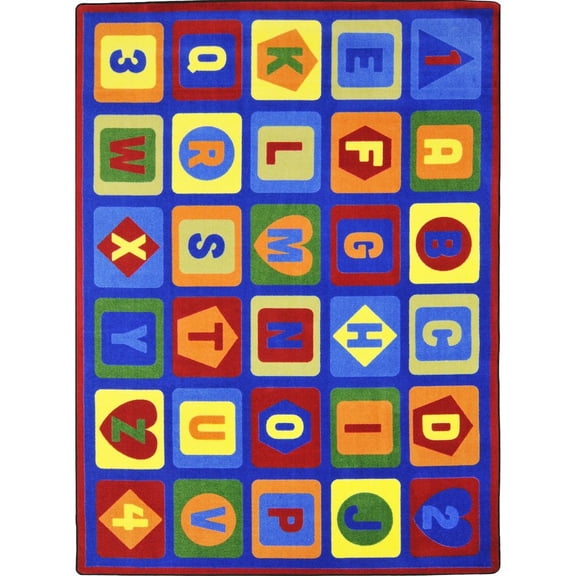 Kid Essentials - Early Childhood Lots to Learn, 7'8" x 10'9", Multicolored
