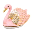 thumbnail image 2 of freneci Swan Jewelry Box Cute Animal Trinket Box for Desktop Living Room Centerpiece Pink, 2 of 8