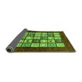 thumbnail image 2 of Ahgly Company Indoor Square Abstract Green Modern Area Rugs, 4' Square, 2 of 4