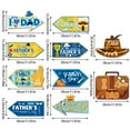 thumbnail image 3 of 20PCS Happy Father's Day Sign Party Decor Blue Decorations Outdoor Signs ,11.8x9.8in, 3 of 7
