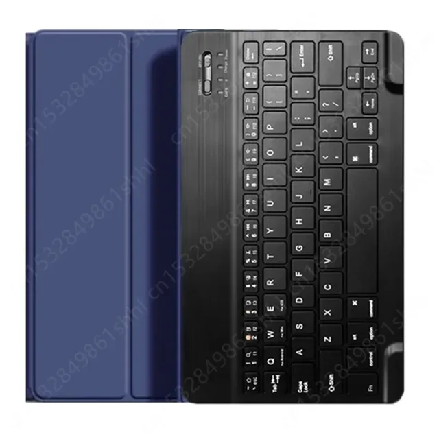 For Samsung Galaxy Tab A9 Plus 2023 Tablet Keyboard Case Silicon Case for Galaxy Tab A9 Plus 11'' Russian Spanish Keyboard Cover blue Italian