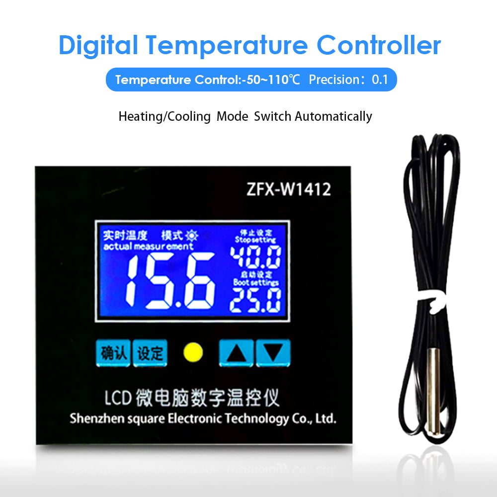 Details about   12V Intelligent Digital Temperature Controller Thermostat Temp Control Switch 