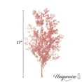 thumbnail image 3 of Uniquewise 17" Peng Lai Song Real Floral Stem Chic Vase Filler & Accent for Bouquet Centerpiece & Dried Ornament Display Ideal for Home Office Café Bar & Event Décor, Sakura Pink (Set of 2 Bunches), 3 of 8