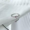 thumbnail image 6 of Pink CZ Heart Ring, 6 of 10