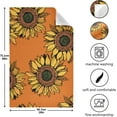 thumbnail image 3 of GZHJMY Sunflowers Vintage Style Kitchen Towels Set of 4 Dishcloths Hand Towels Tea Towels Ultra Absorbent for Cleaning Washing Drying Dishes Tableware 28'' x 18'', 3 of 7