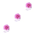 thumbnail image 2 of QualitChoice Curtain Tieback Punch-free Stylish Flower Shape Decorative Replacement Home Buckle Fastener Ornament Accessories Purple 3PCS, 2 of 6