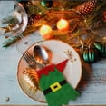thumbnail image 5 of Ramiter Christmas Mini Fork Cutlery Bag Tableware Kitchen Decoration Table Decor Set For Party Dinner Daily Use Of Holiday Decorative Small round Dining Table Set for 4, 5 of 5