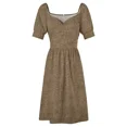 thumbnail image 5 of Jute Textured Burlap Background Sleeveless Dress women's summer dress 2024, 5 of 7